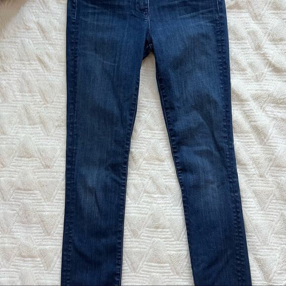 3X1 Channel High Rise Dark Wash Skinny Jeans - Picture 4 of 12